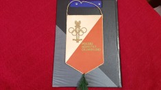 Fanion Komitat Olimpiada Polona la JO Montreal 1976 foto