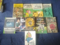 Pachet 10 carti despre FOTBAL - Ioan Chirila, Teasca, Manusaride foto