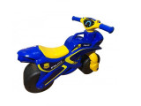 Motocicleta de impins Police Music 013957 Albastru Galben, MyKids