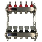 Distribuitor Inox Roval Tur-Retur Circuite Incalzire Pardoseala
