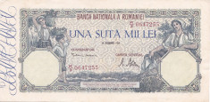 ROMANIA 100000 LEI DECEMVRIE DECEMBRIE 1946 XF foto