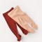 Set 2 pantaloni cu botosei bebe unisex din bumbac organic si modal - Caramiziu/Somon, BabyCosy (Marime: 6-9 luni)