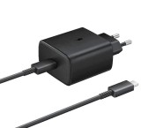 Incarcator retea Samsung EP-TA845XBEGWW, 15W-45W, Fast Charge, USB Type-C negru