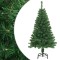 vidaXL Brad de Crăciun artificial cu ramuri groase, verde, 120 cm, PVC 328424