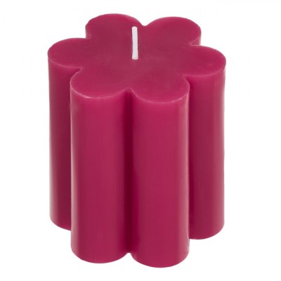 Lum&amp;acirc;nare Decorativă, Model Floare, Parafină, Culoare Fucsia, Dimensiuni 7x7.5cm, Aromă Opal Dream foto