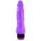 Vibrator Realistic Cock, Multispeed, TPR, Violet, 23 cm