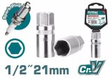 Cumpara ieftin Cheie de bujii TOTAL, 21mm INDUSTRIAL