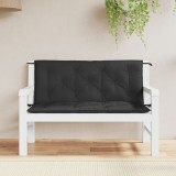 Gossi perne banca de gradina 2buc.,negru, 120x50x7cm, tesatura oxford