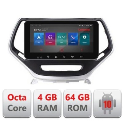 Navigatie Jeep Cherokee 2014-2019 I-248 4+64 ecran 10.33&amp;quot; Android Waze USB Navigatie Internet Youtube Radio CarStore Technology foto