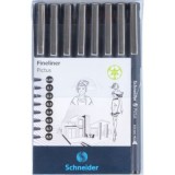 Liner pt desen tehnic SCHNEIDER Pictus, varf fetru (0.05/0.1/0.2/0.3/0.4/0.5/0.7/0.9mm), 8buc/set-ne