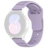 Techsuit - Watchband 20mm (W050) - Samsung Galaxy Watch 4/5/Active 2, Huawei Watch GT 3 (42mm)/GT 3 Pro (43mm) - Purple