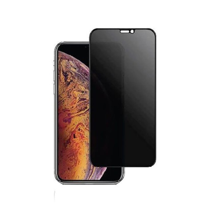 Folie de Sticla 5D Privacy APPLE iPhone X \ XS (Negru) Full Glue foto