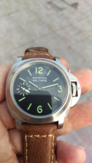 Ceas Parnis Luminor Marina Militare mecanic 44 mm ST Unitas 6497 Panerai Homage foto