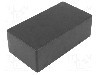 Carcasa aluminiu, 82mmx153mmx50mm, IP54, HAMMOND - 1590P1BK