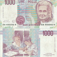 1990 (24 X), 1.000 lire (P-114a.1) - Italia!