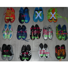 Adidas,Nike ghete cu crampoane fotbal nr 32,34,36,37,38,39,42,47,pret pe  poza | arhiva Okazii.ro