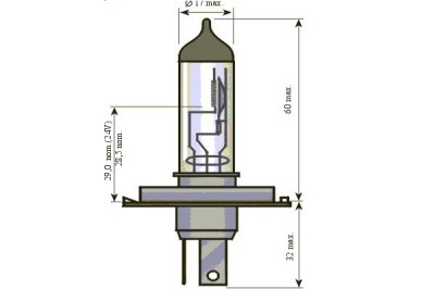 BEC FAR H4 24V 75/70W P43T SCT 44051 foto
