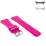 Curea silicon compatibila Samsung Galaxy Watch Ultra2, telescoape Quick Release, 22mm, Roz