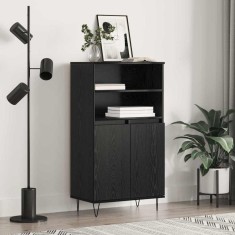 Bufet Negru 60 x 36 x 110 cm Lemn compozit