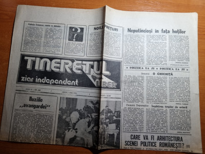 ziarul tineretul liber 1 mai 1992 foto