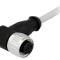 Conector HARTING M12 4 pini unghi 90&deg;, cablu 1,5m &ndash; cod 21348700484015