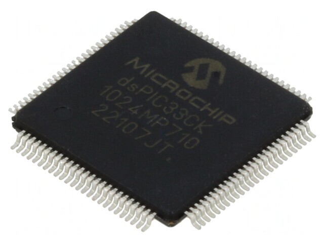 Microcontroler dsPIC 1024kB 128kBSRAM TQFP100 3-3.6VDC