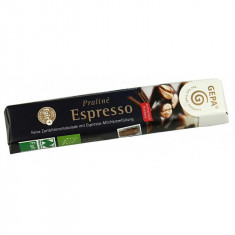 Baton de Ciocolata Amaruie Umplut cu Crema de Lapte si Cafea Bio 37.50 grame Gepa