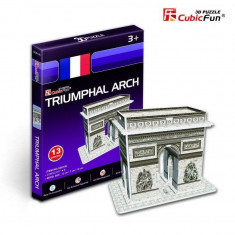 Puzzle 3D CubicFun CBFA Arcul de Triumf foto