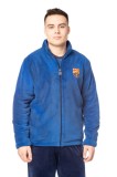 Hanorac Barbati FC Barcelona Chaqueta Blue cu Gluga, Marimea L, Produs Oficial