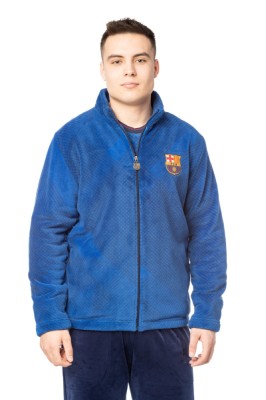 FC Barcelona hanorac de bărbați cu glugă Chaqueta blue - M foto