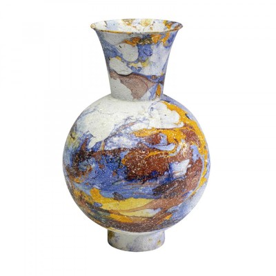 Vaza metalica Aquarell, 46 cm, multicolor foto
