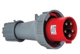 Fisa stecher 5 poli 3P+N+E 63A montaj pe cablu 6h 380V IP67 trifazic CEE mobil, METE