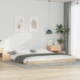 vidaXL Cadru de pat Maro 180 x 210 cm Lemn de brad