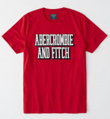 Tricou Abercrombie &amp;amp; Fitch rosu mas M -Reducere finala!! foto