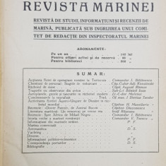 REVISTA MARINEI, NO. 1, IANUARIE, FEBRUARIE, MARTIE 1927 - BUCURESTI, 1927