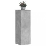 Cumpara ieftin Suporturi plante 2 buc. gri beton 33x33x100 cm lemn prelucrat
