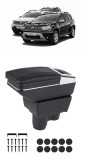 Cotiera auto piele ecologica Dacia Duster 2 II (2017, 2024)- Negru