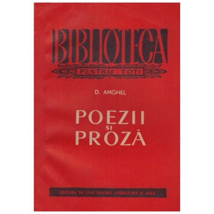 D. Anghel - Poezii si proza - 130162