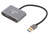 Adaptor USB 3.0 HDMI la VGA