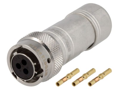 Conector circular RT360 mamă 3 pini 13A foto