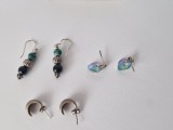 Lot de 3 Perechi de Cercei din Argint Vintage