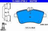 ATE 13.0460-2708.2 set placute frana,frana disc
