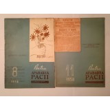 Revista Pentru apărarea păcii nr. 8, 11 / 1958 (2 numere)
