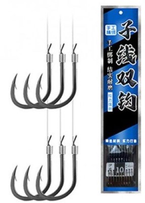 Carlige Legate Zheng Fishing Carp, 70cm, Nr.5, 0.18mm, 10buc/pac foto