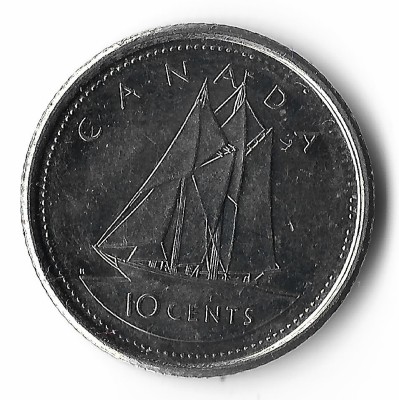 Canada 10 cents 2002 foto