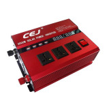 Invertor auto CEJ cu afisaj dublu, 4 x port USB, 3000W