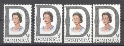 Dominica 1969 Queens x 4, MNH G.382 foto