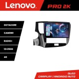 Navigatie Android Lenovo QLED 2K pentru Mitsubishi Outlander 2020+ 12+256 GB
