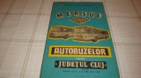 Mersul autobuzelor pentru judetul Cluj - 23 mai 1982 - 28 mai 1983