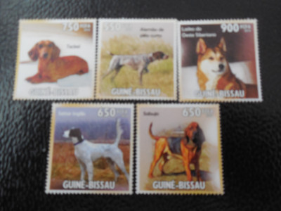 GUineea BIssau-Fauna ,caini-serie completa ,MNH foto